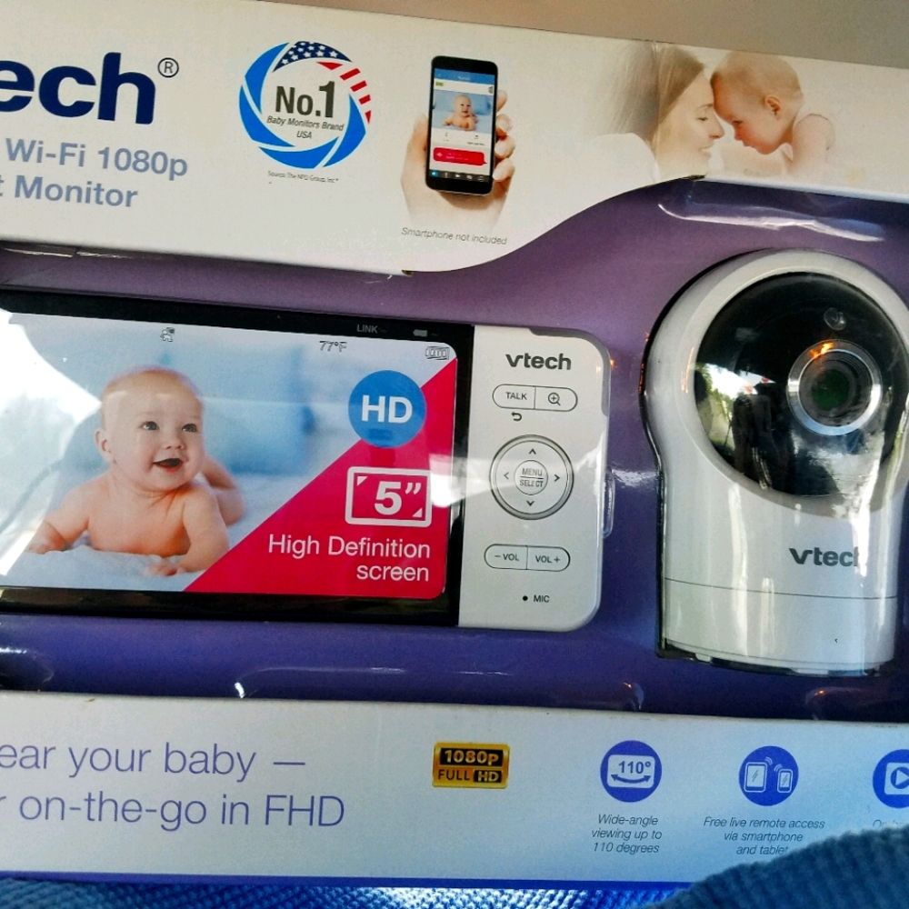 Vtech baby monitor 5" color screen